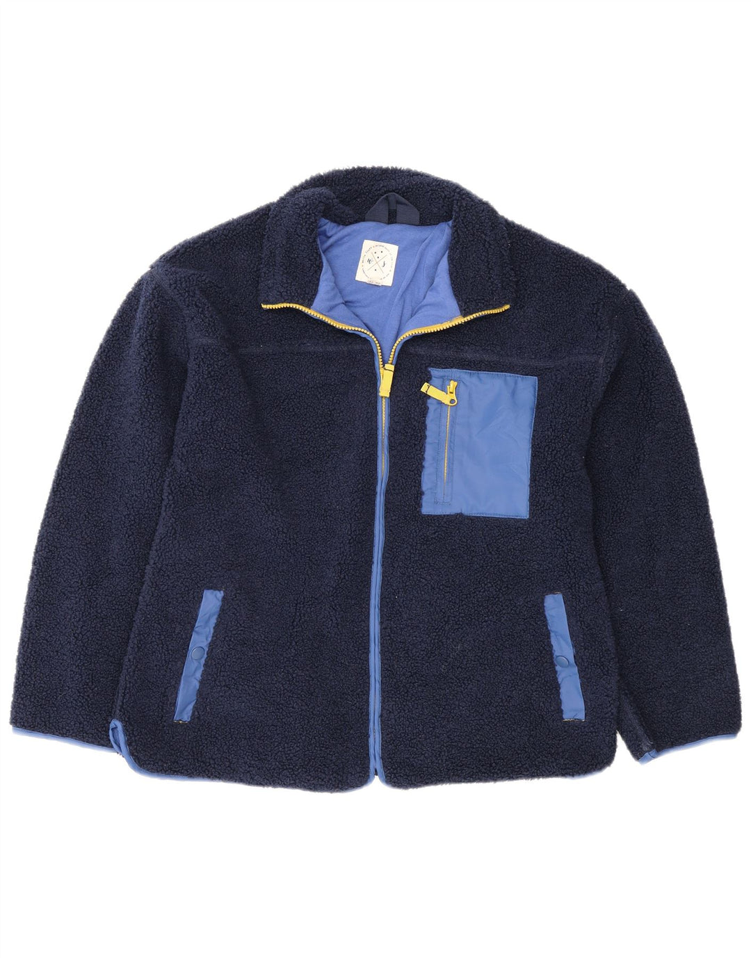 Giacca in pile da donna White Stuff UK 12 Poliestere medio blu navy