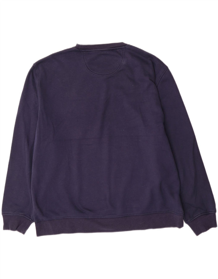Felpa da uomo Izod maglione 2XL poliestere blu navy
