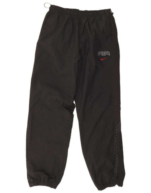 Pantaloni impermeabili Nike Air Graphic da uomo, grandi, in poliestere nero