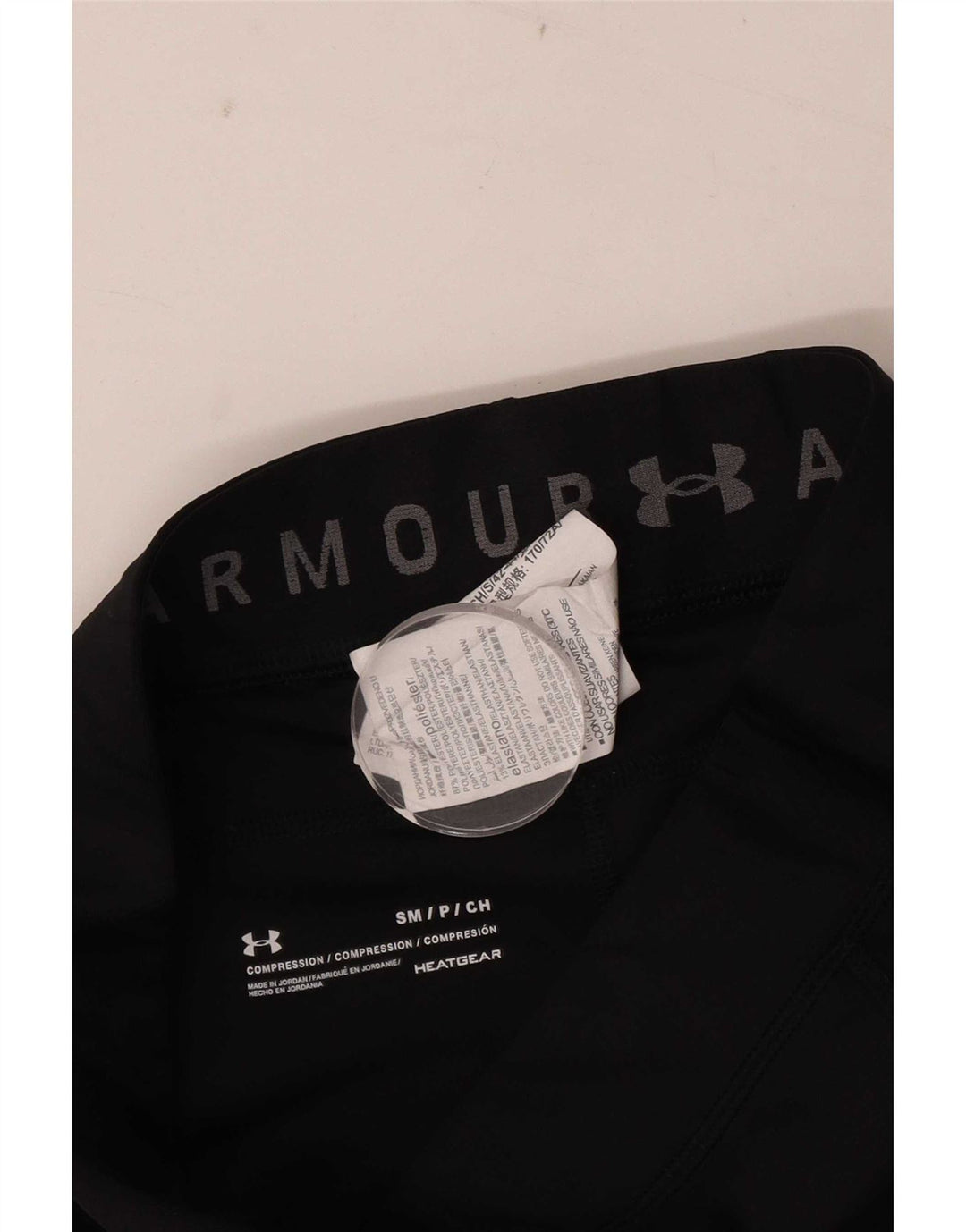 Leggings da donna Under Armour UK 10 Small Poliestere geometrico nero