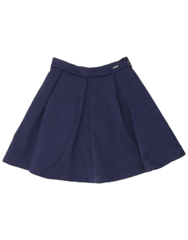 Gonna GUESS da donna a trapezio W28 medio blu navy poliestere