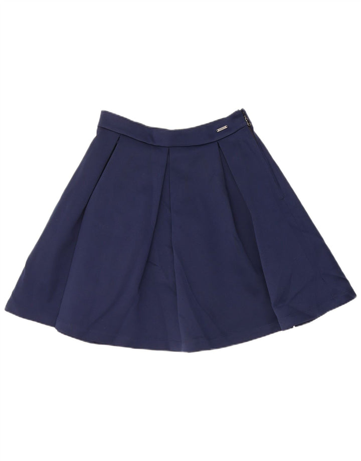 Gonna GUESS da donna a trapezio W28 medio blu navy poliestere