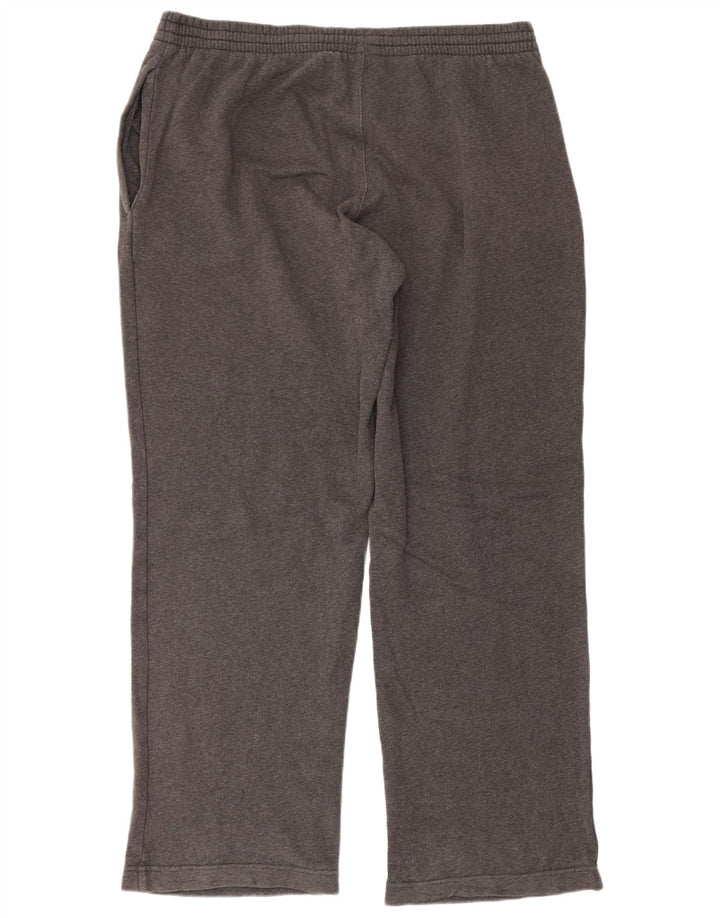Pantaloni da tuta da uomo Adidas in cotone grigio medio