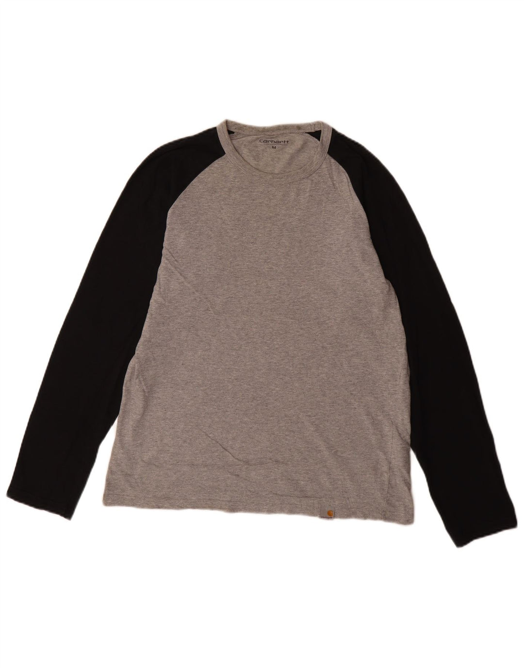 Top Carhartt da uomo a maniche lunghe in cotone color block grigio medio