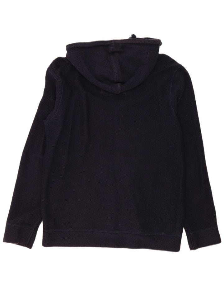 Felpa con cappuccio e zip da uomo Fat Face, grande, in cotone blu navy