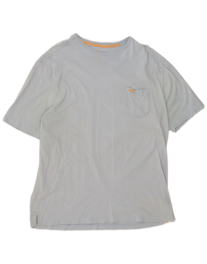 Tommy Bahama T-shirt rilassata da uomo, grande, in cotone blu