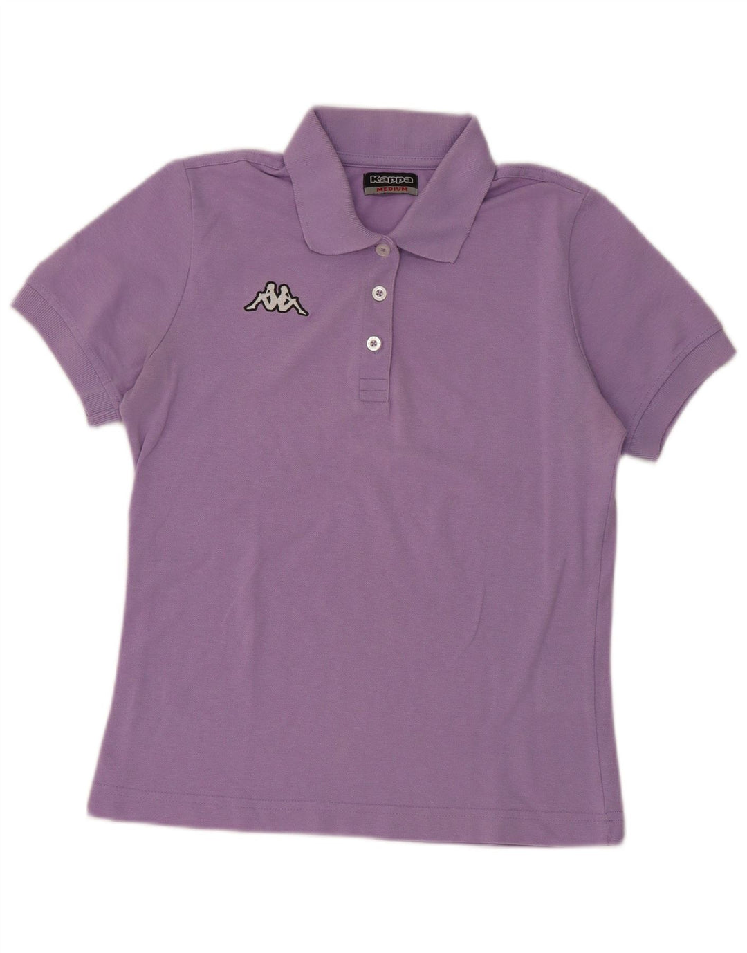 Polo Kappa da donna UK 12 cotone viola medio