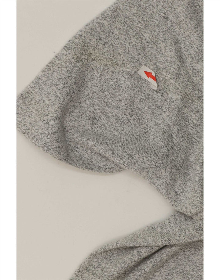 T-shirt da uomo Champion Top grande in cotone chiazzato grigio