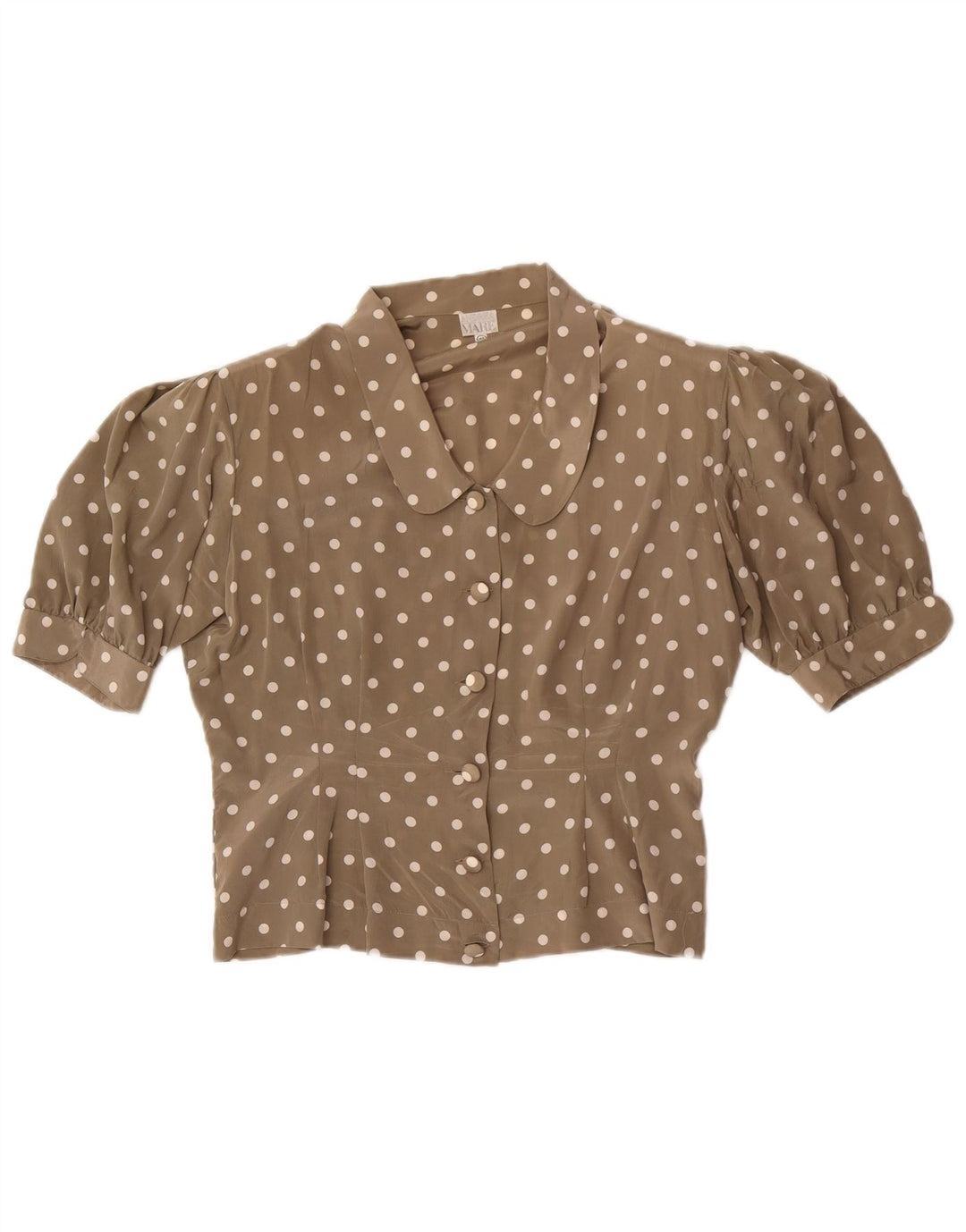 Camicetta da donna a maniche corte Andrea Mare IT 46 Large Grey Pois