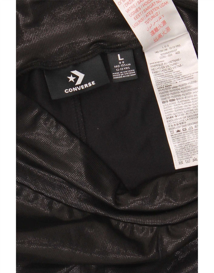 Leggings Converse Bambina 12-13 anni Large Nero Poliestere