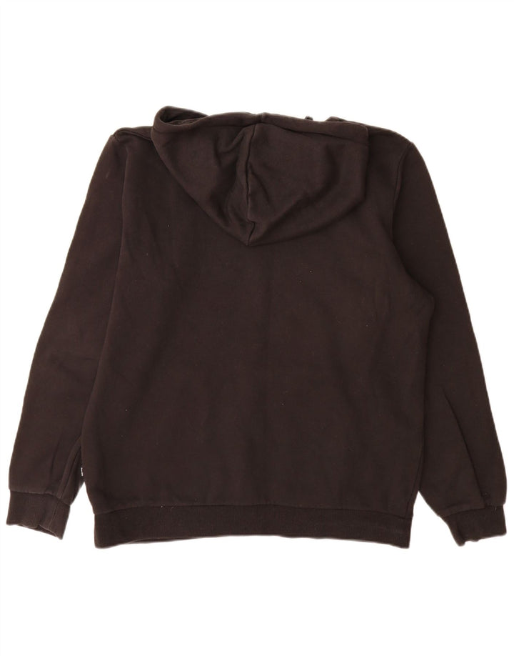 Felpa con cappuccio grafica da uomo Puma, cotone nero medio