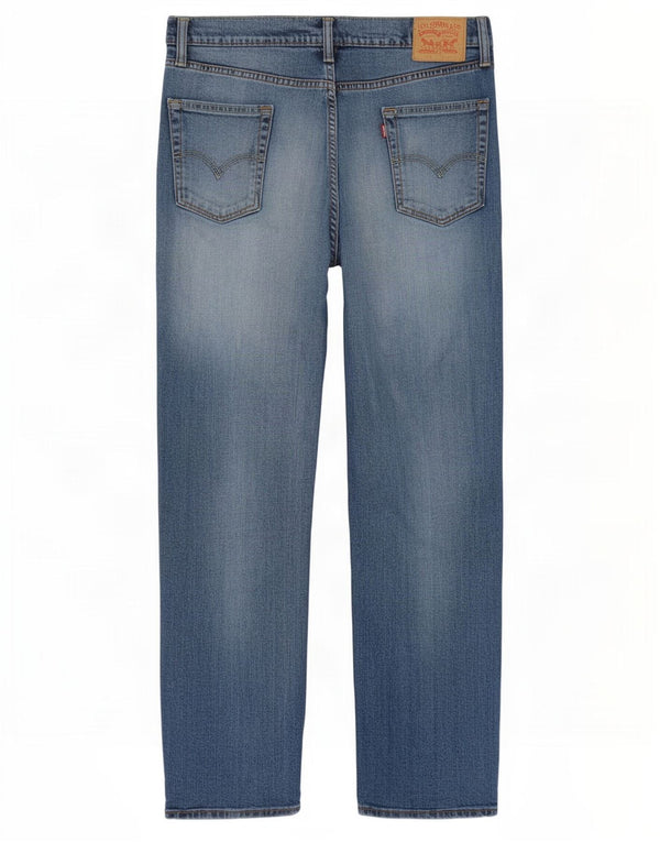 Jeans dritti da uomo Levi's W34 L32 in cotone blu