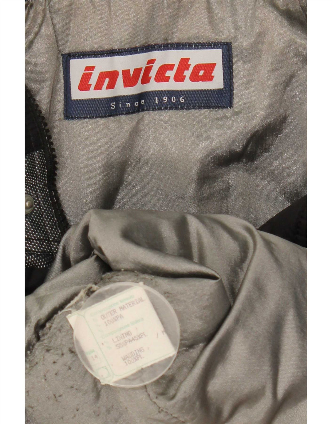 Giacca a vento grafica da donna Invicta UK 14 Large Black Colourblock