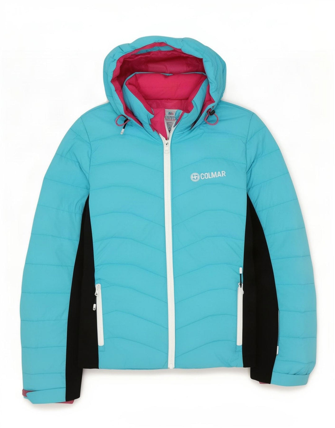 Giacca da sci con cappuccio da donna Colmar IT 44 Blu medio Colourblock