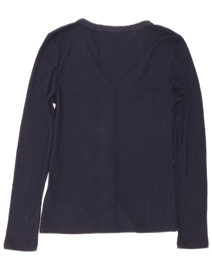 Camicetta da donna Marks & Spencer UK 8 Small Poliestere blu navy