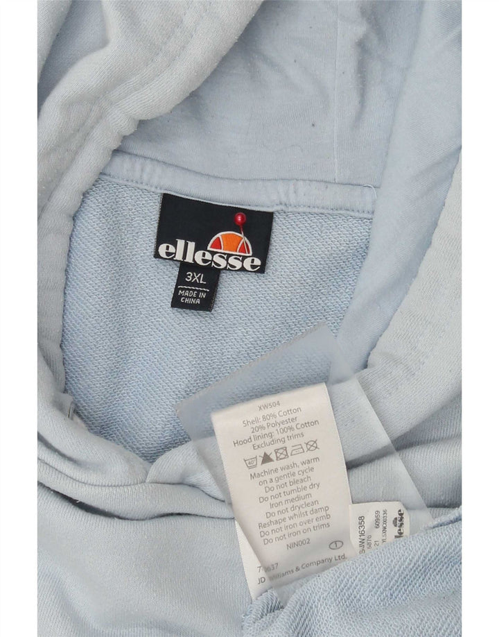 Felpa con cappuccio da uomo Ellesse 3XL cotone blu