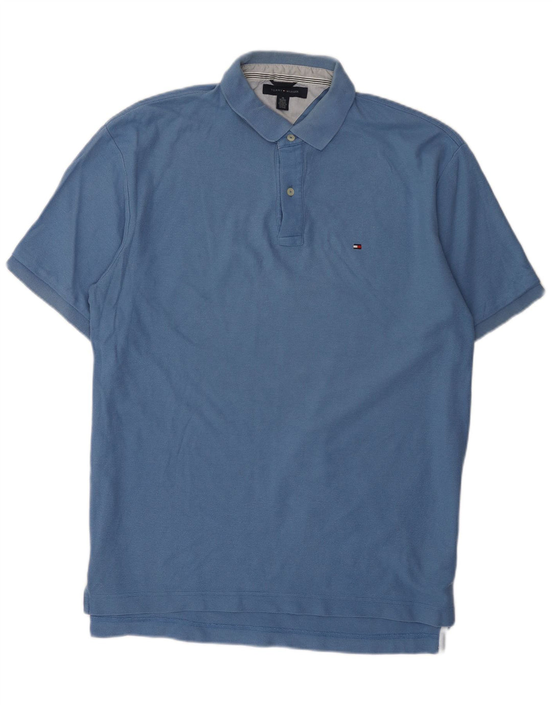 TOMMY HILFIGER Polo da uomo XL in cotone blu