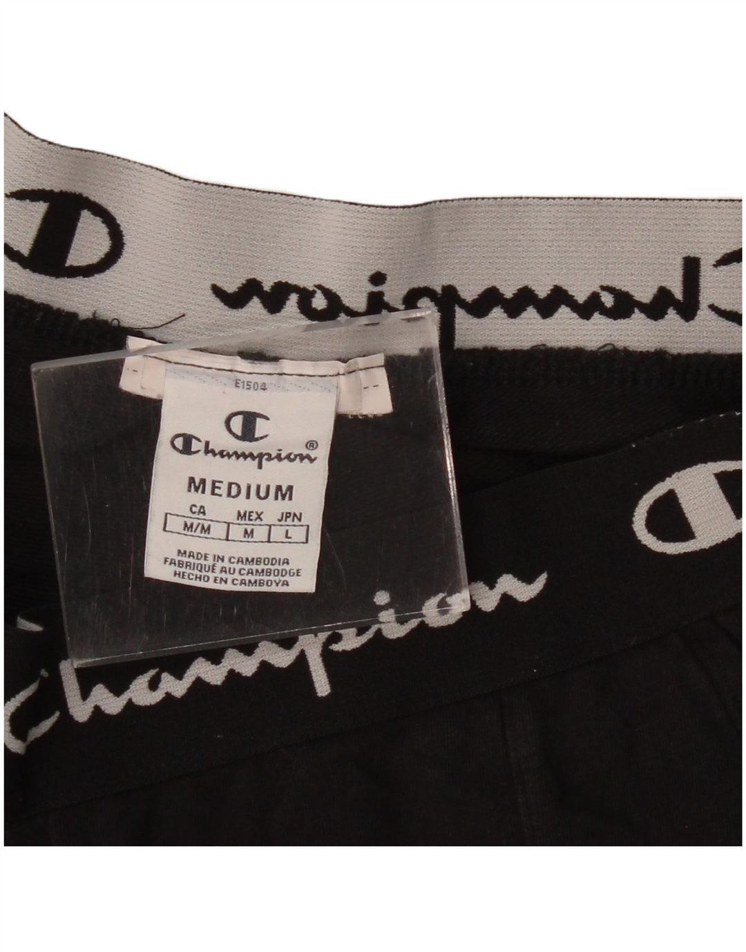 Pantaloni da tuta con grafica da donna CHAMPION UK 14 Medium Nero