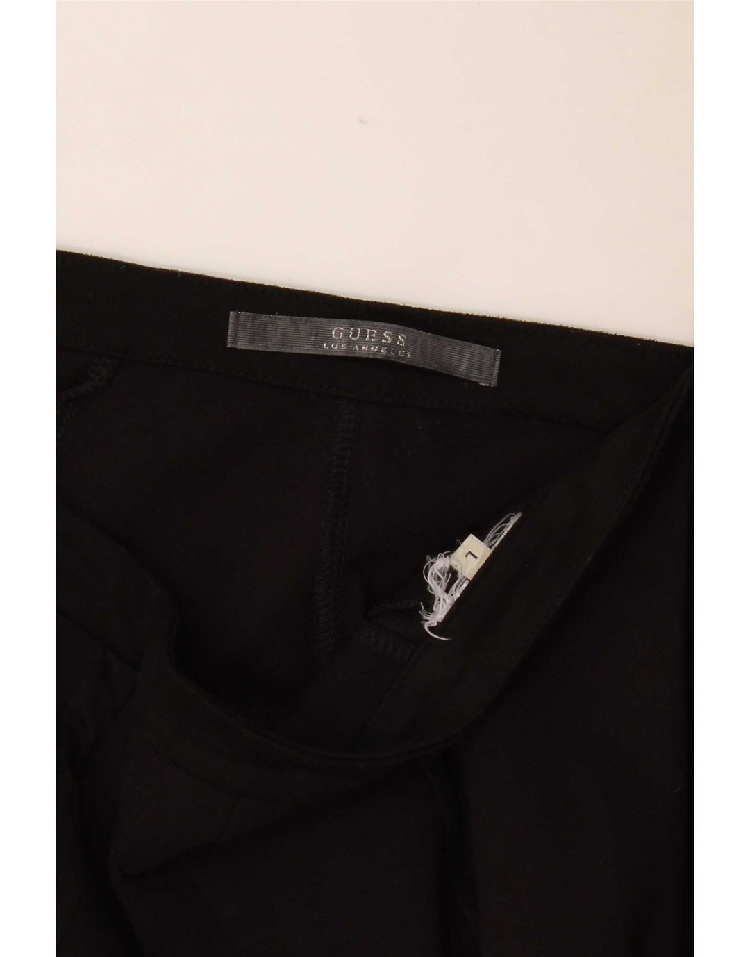 Pantaloni casual slim da donna Guess grandi W34 L27 neri