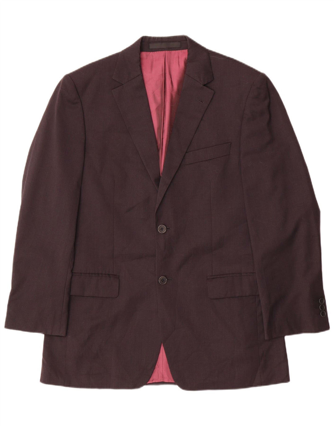 Giacca blazer da uomo a 2 bottoni John Lewis UK 38 Lana grigio medio