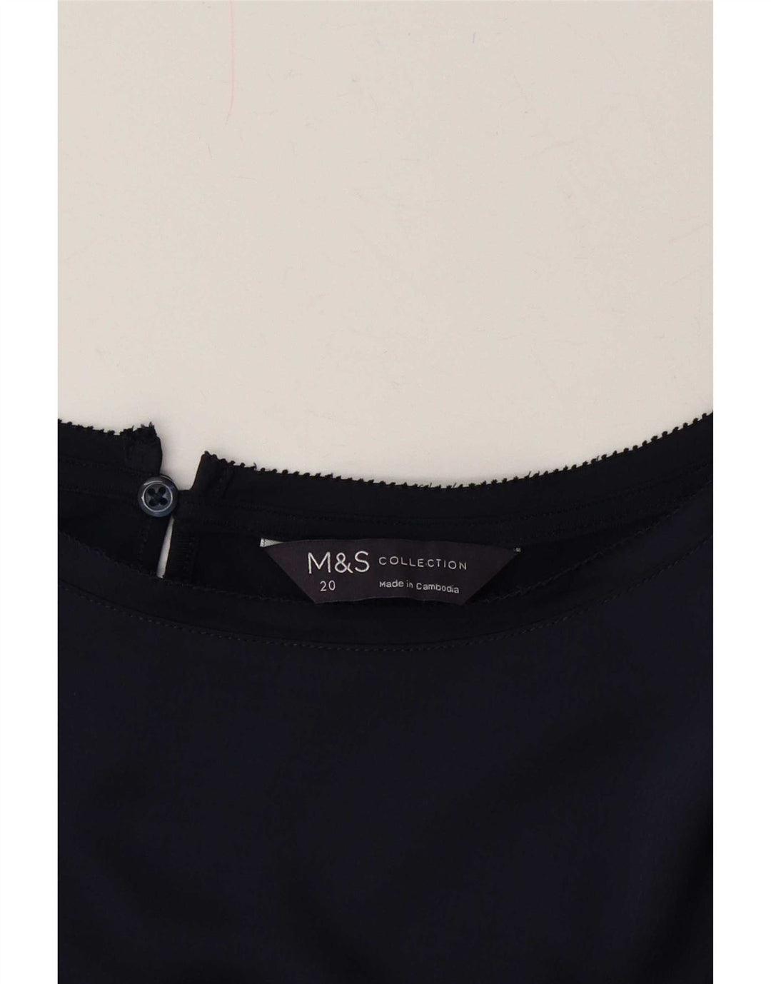 Camicetta oversize da donna Marks & Spencer Top UK 20 2XL Blu navy