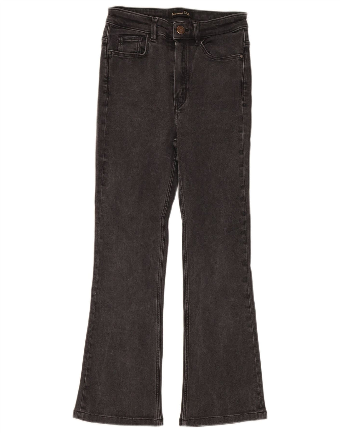 Jeans svasati da donna Massimo Dutti EU 34 2XS W24 L24 Cotone grigio