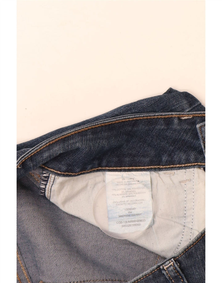 Jeans skinny LEE Riders da donna a vita media US 6 Medium W26 L30 Cotone blu