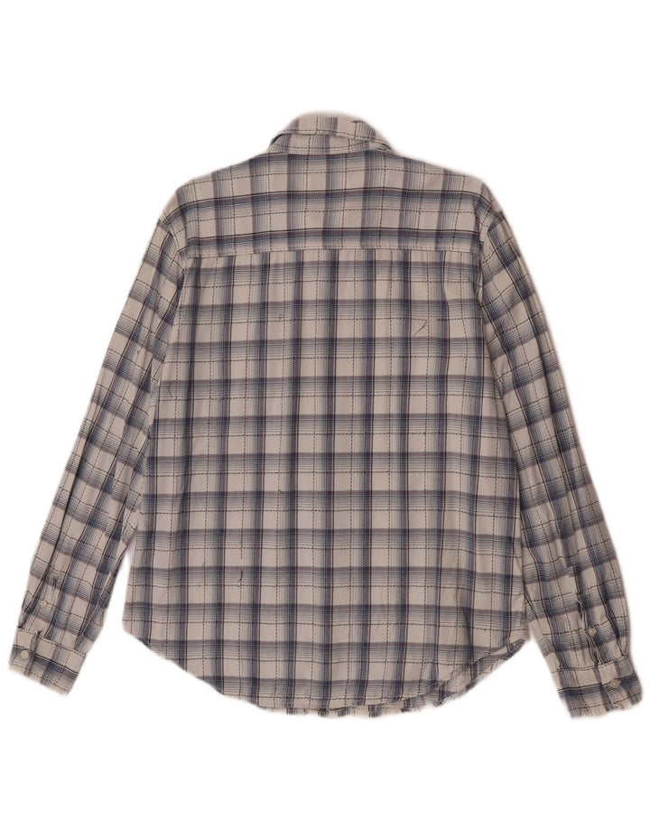 Camicia da uomo Wrangler XL in cotone a quadri blu navy