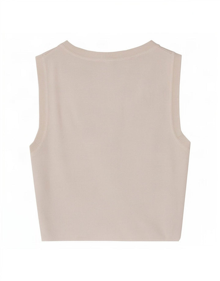 Top corto da donna Zara UK 12 in viscosa bianca media