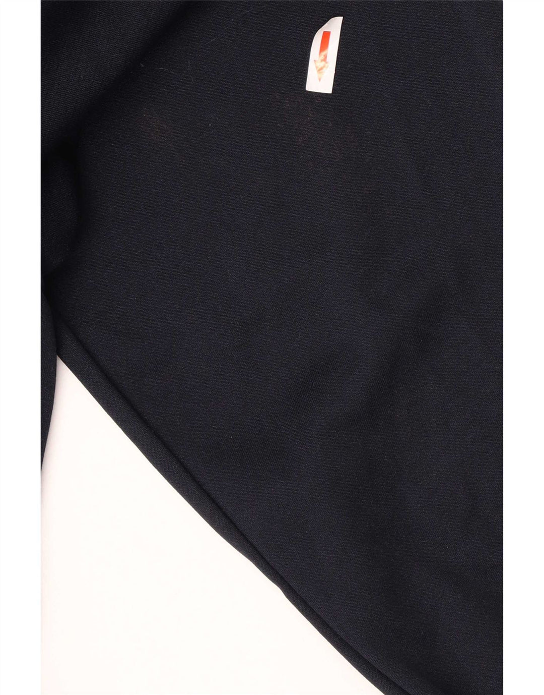 Felpa da uomo con collo con zip Lotto, maglione medio, blu navy, in poliestere