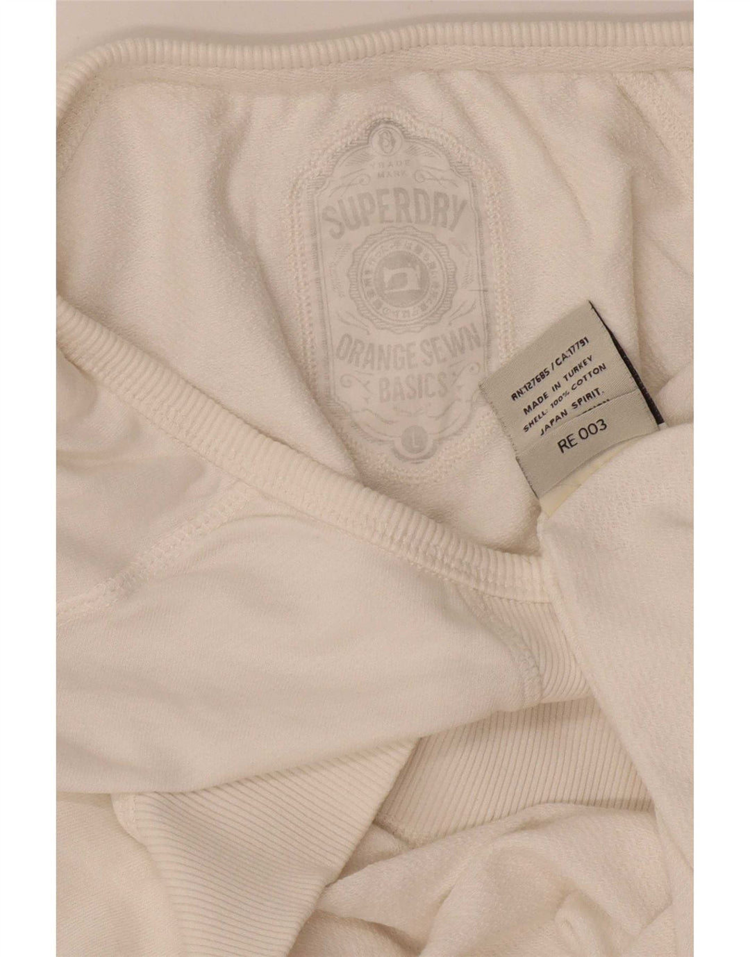 Felpa da donna Superdry Jumper UK 16 Large White Cotton