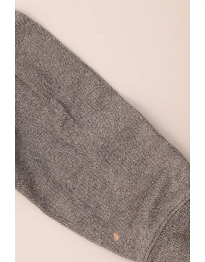 Felpa con cappuccio grafica da donna Calvin Klein Jeans in cotone grigio medio