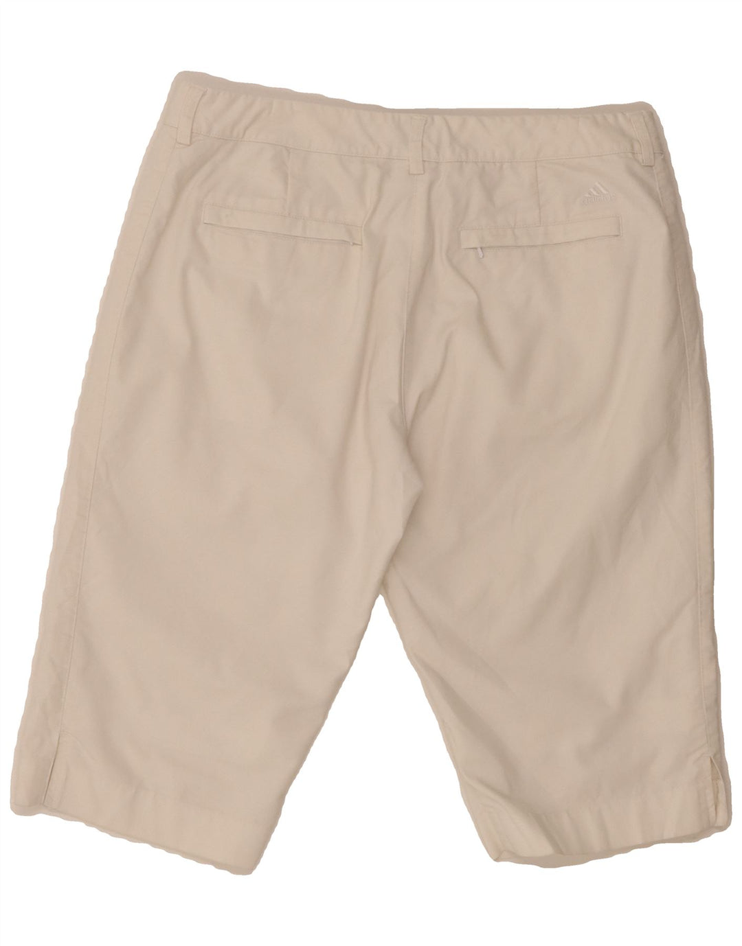 ADIDAS Womens Stretch Chino Shorts US 8 Medium W30  White Cotton Vintage Adidas and Second-Hand Adidas from Messina Hembry 