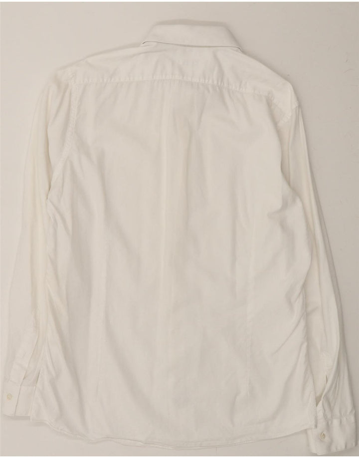 UNGARO Mens Shirt Size 43 Large White Vintage Ungaro and Second-Hand Ungaro from Messina Hembry 