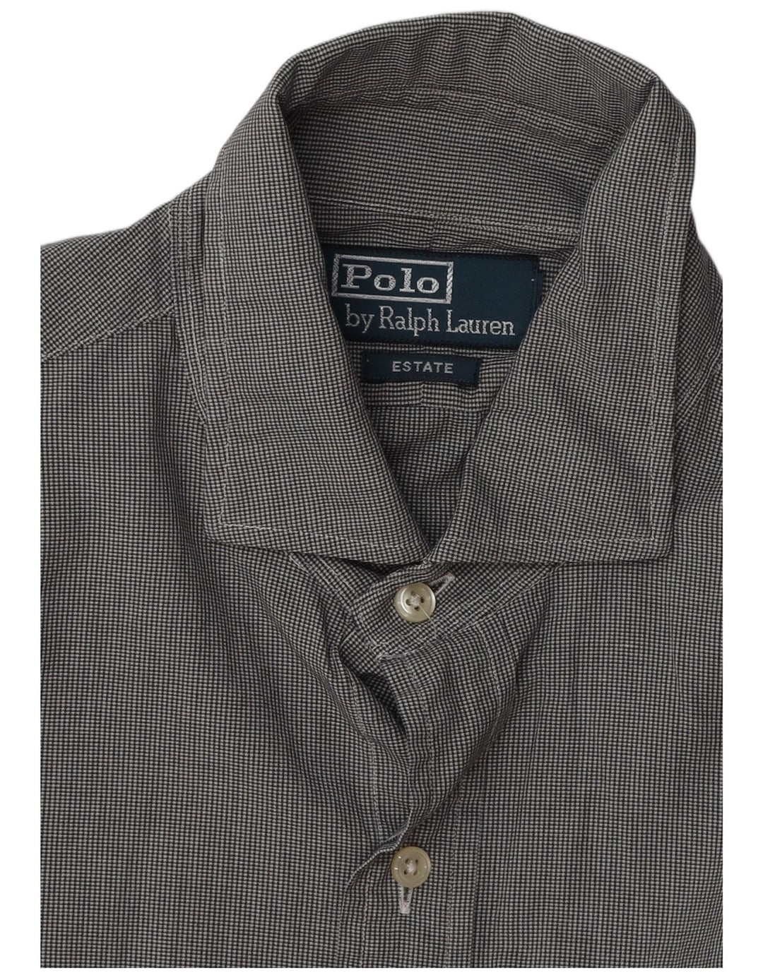 Polo Ralph Lauren Camicia Estate da uomo a quadri grigi grandi
