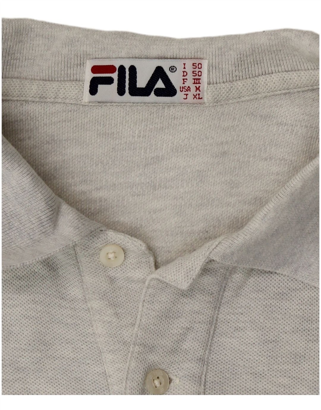 Polo Fila Uomo IT 50 Grigio Medio