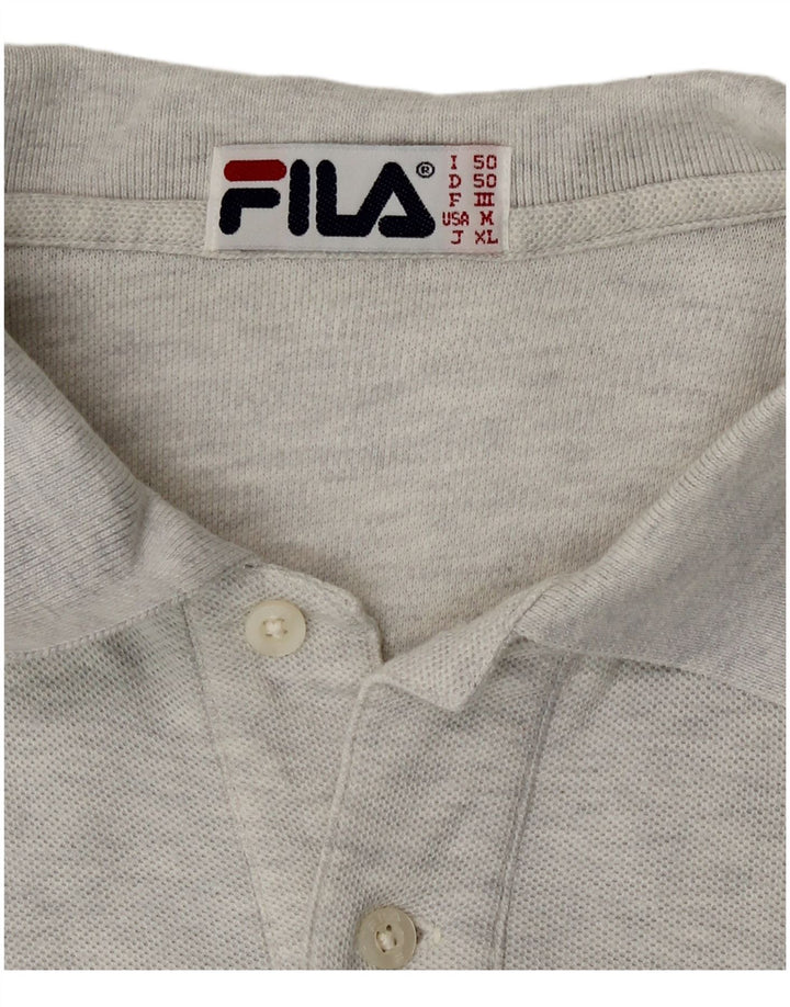 Polo Fila Uomo IT 50 Grigio Medio