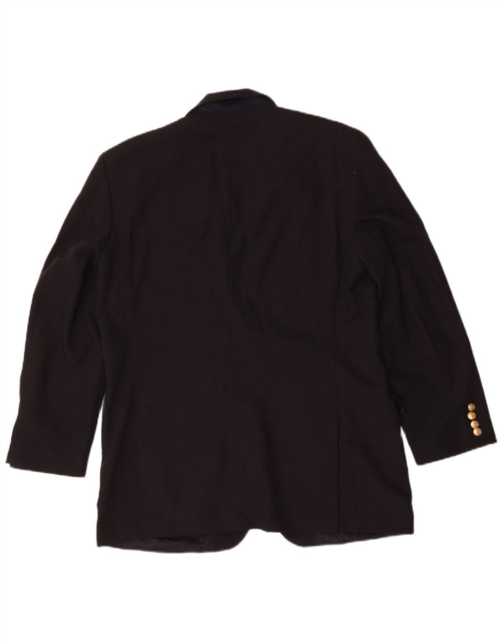 Giacca blazer a 2 bottoni da uomo Marks & Spencer UK 42 Large in lana blu navy