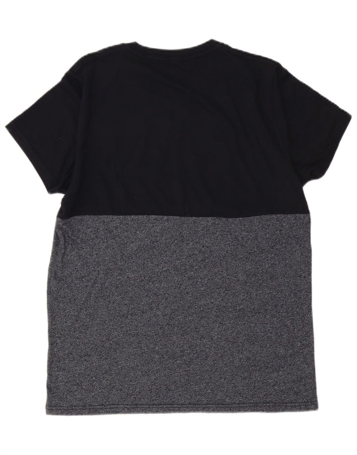 T-shirt grafica da uomo HOLLISTER Top Small Black Colourblock