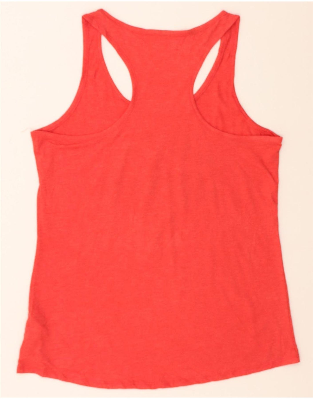 GENUINE MERCHANDISE Womens Graphic Vest Top UK 16 Large Red Vintage Genuine Merchandise and Second-Hand Genuine Merchandise from Messina Hembry 