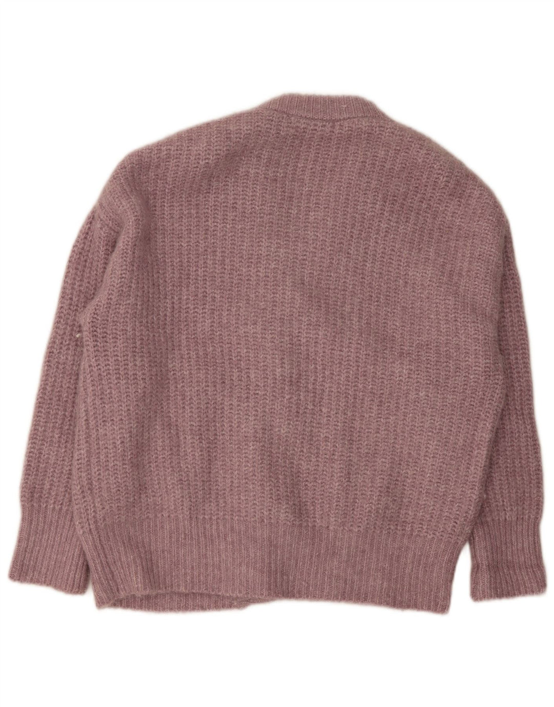 Maglione cardigan oversize da donna Zara UK 10 piccolo rosa