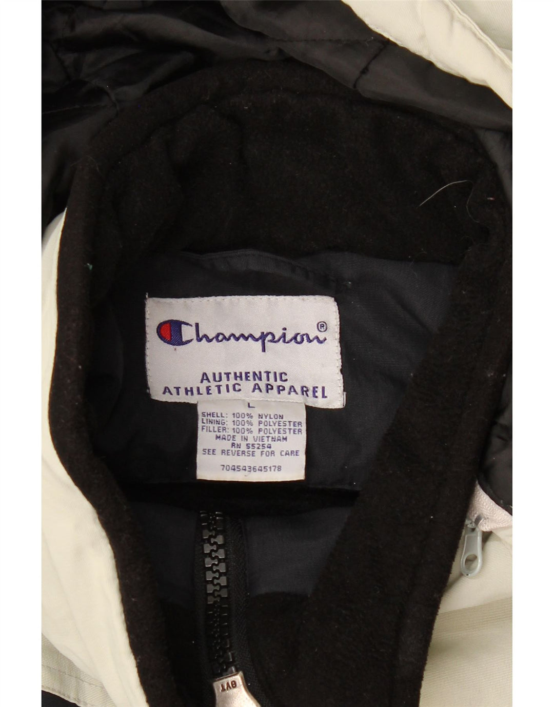 Giacca a vento con cappuccio da uomo CHAMPION UK 40 Large Black Colourblock