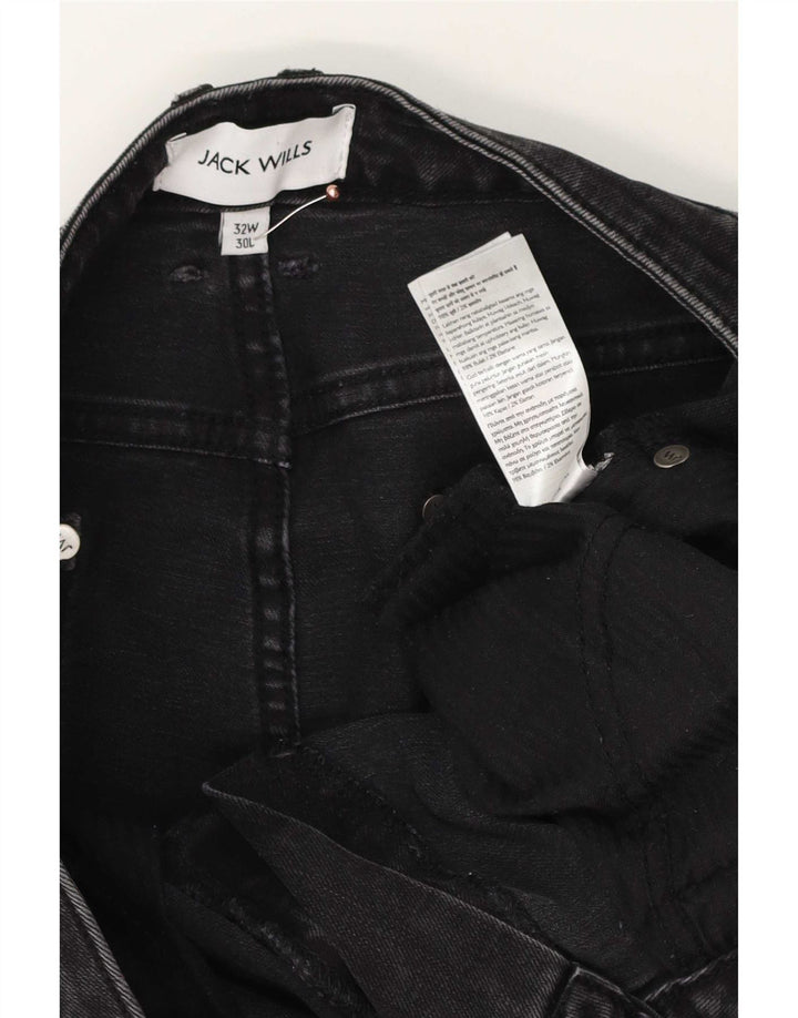 Jeans slim da uomo Jack Wills W32 L26 cotone grigio