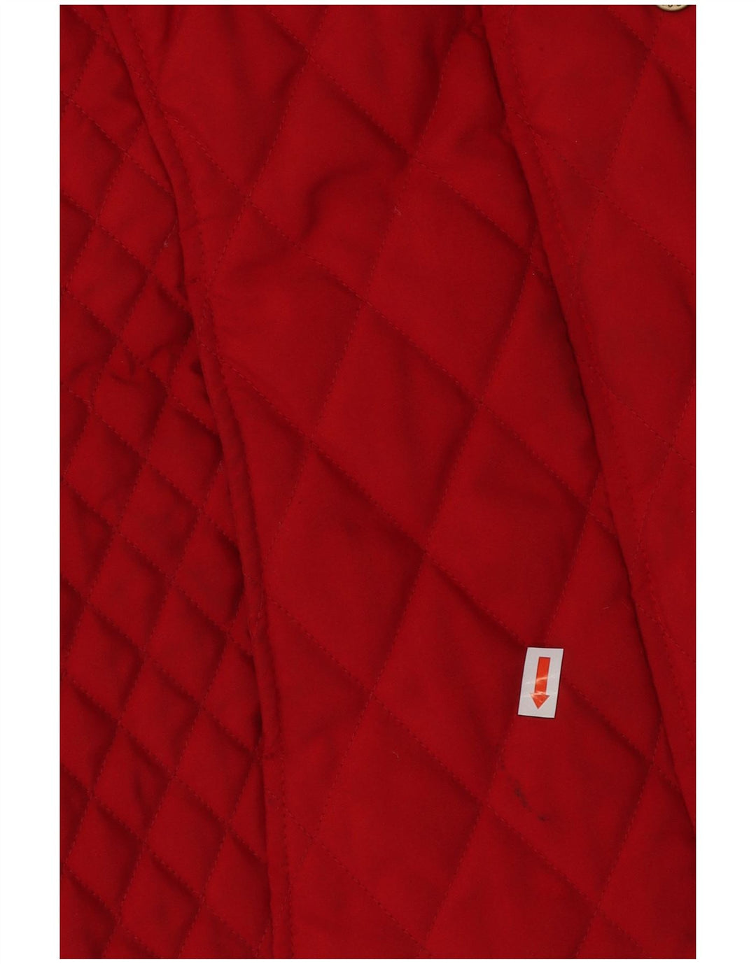 Gilet trapuntato da donna BARBOUR UK 12 medio rosso poliestere