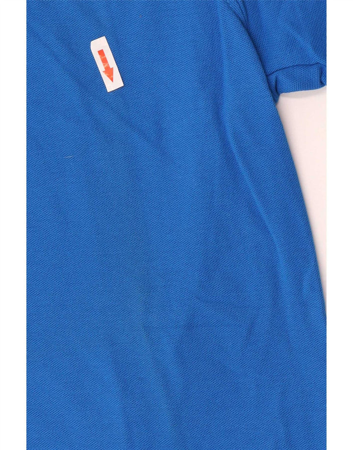 Polo Umbro da uomo a manica corta grande in cotone blu