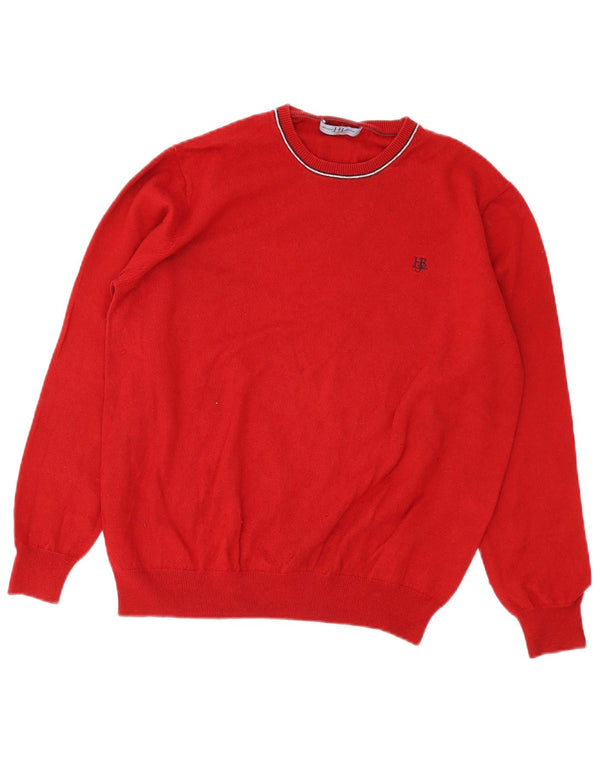 Maglione maglione girocollo da donna Harmont & Blaine UK 20 2XL cotone rosso