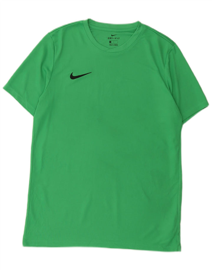 T-shirt Nike Dri Fit da uomo, grande, in poliestere verde