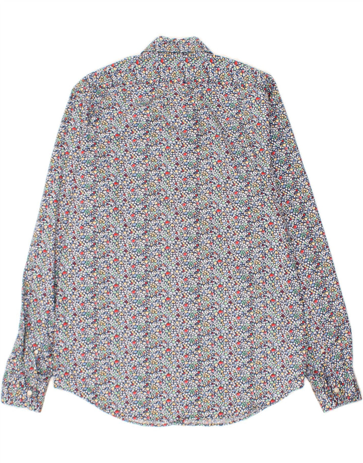 J. CREW Mens Classic Fit Shirt Medium Multicoloured Spotted Cotton Vintage J. Crew and Second-Hand J. Crew from Messina Hembry 