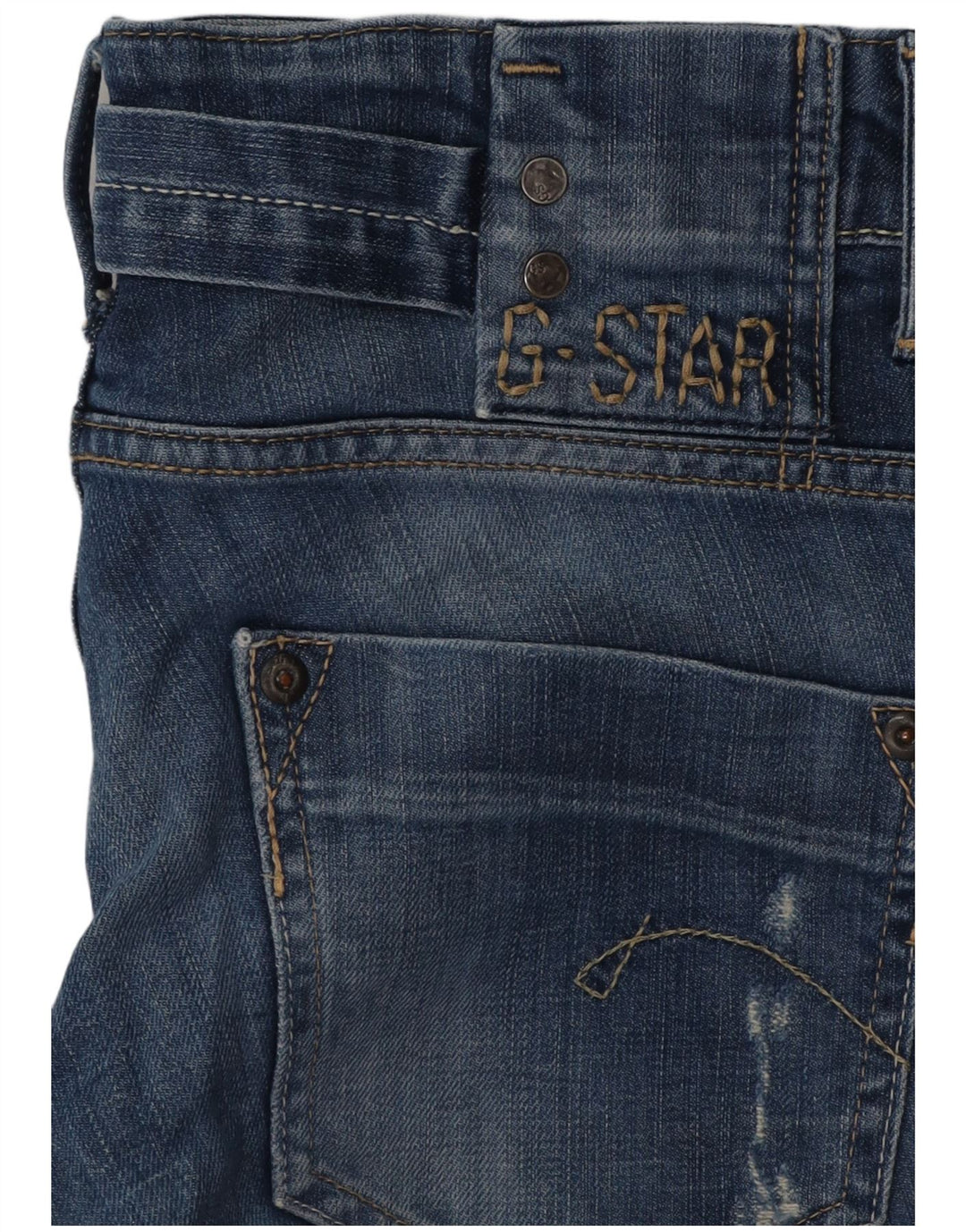 Jeans dritti invecchiati da donna G-STAR W29 L30 Blu