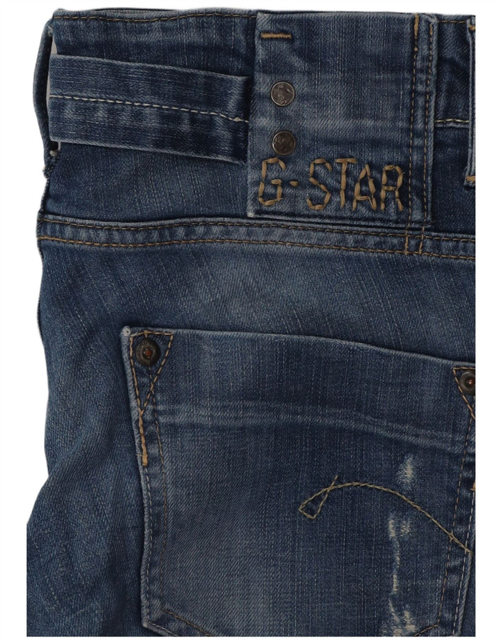 Jeans dritti invecchiati da donna G-STAR W29 L30 Blu